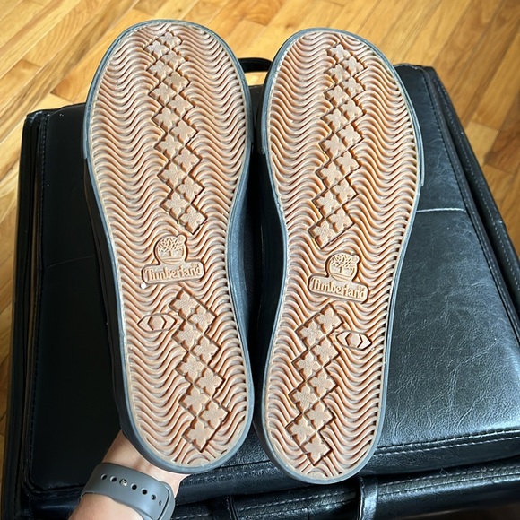 TIMBERLAND men’s canvas deck shoes. Black in size 9M. EUC. - Picture 10 of 10